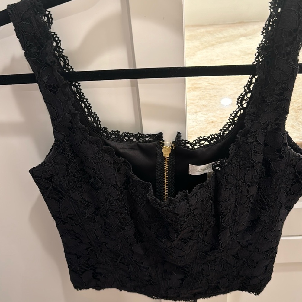 LoveShackFancy corset top